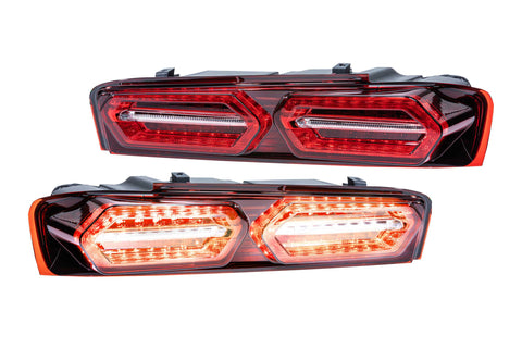 XB LED Tail Lights: Chevrolet Camaro (16-18 / Red Lens Facelift)