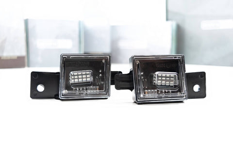 XB LED License Plate Lights: Chevrolet Silverado (14-18)