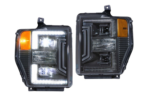 XB Hybrid LED Headlights: Ford Super Duty (08-10)