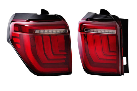 XB LED Tail Lights: Toyota 4Runner (10-24 / Red Lens)