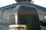 Carbon Fiber Mirror Caps Ford F-Series With Two Piece Mirrors