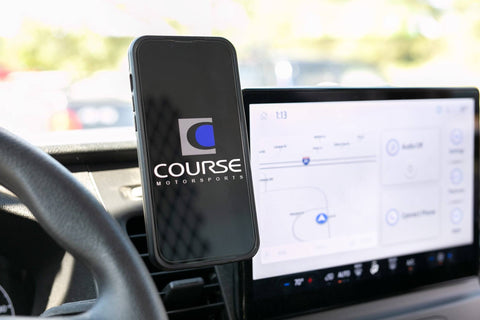 Blue Etransit backpack with multiple compartments, durable fabric, 20L size.